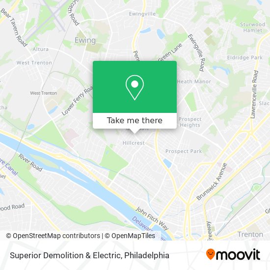Mapa de Superior Demolition & Electric