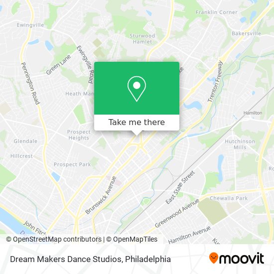 Mapa de Dream Makers Dance Studios