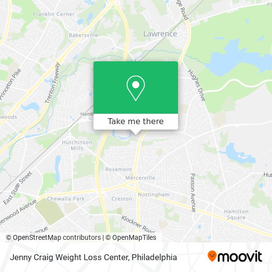 Jenny Craig Weight Loss Center map