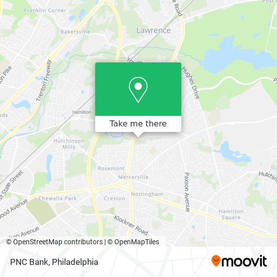 PNC Bank map