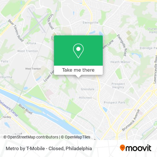 Metro by T-Mobile - Closed map