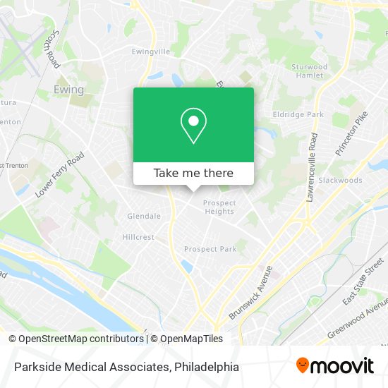 Mapa de Parkside Medical Associates