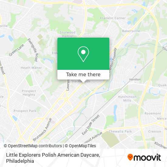 Mapa de Little Explorers Polish American Daycare