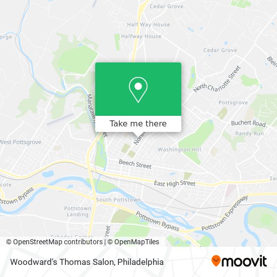 Woodward's Thomas Salon map