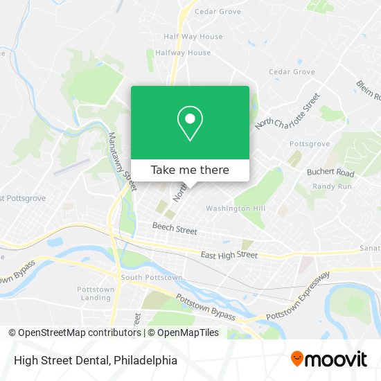 High Street Dental map