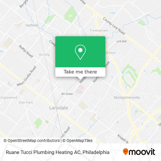 Mapa de Ruane Tucci Plumbing Heating AC