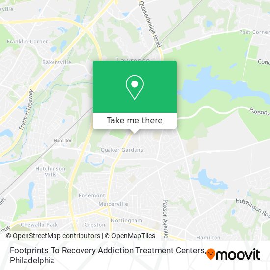 Footprints To Recovery Addiction Treatment Centers map