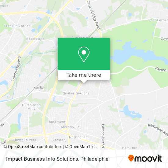 Impact Business Info Solutions map