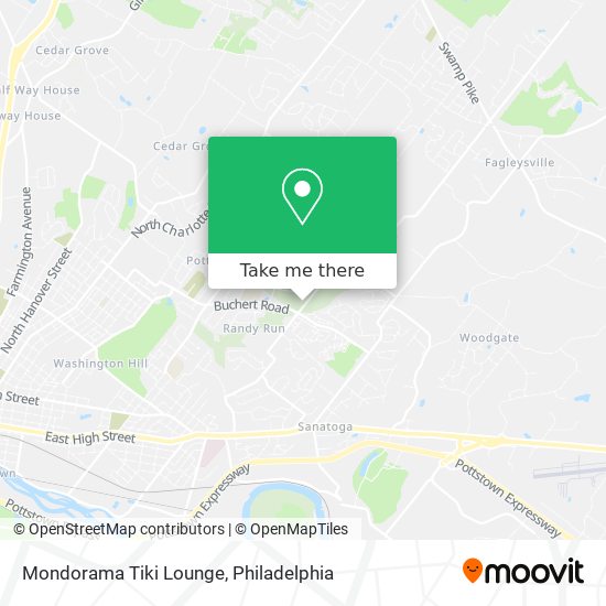 Mondorama Tiki Lounge map