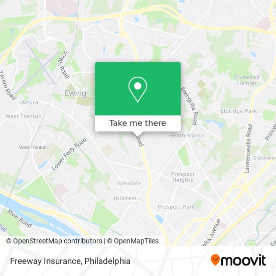 Freeway Insurance map