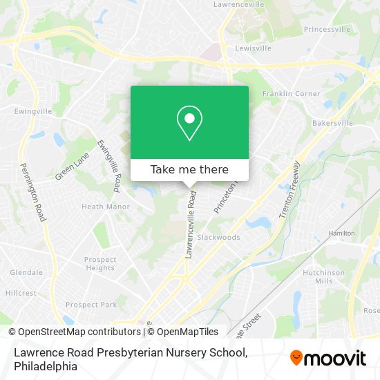 Lawrence Road Presbyterian Nursery School map