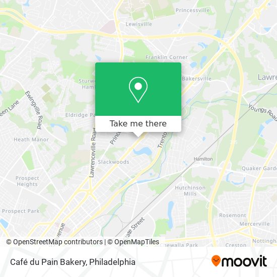 Café du Pain Bakery map