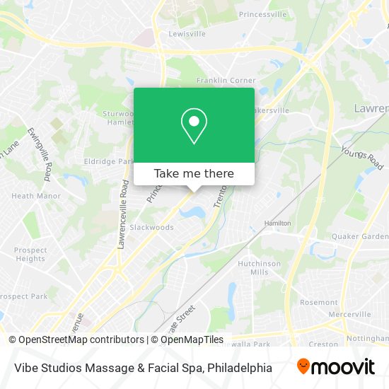 Mapa de Vibe Studios Massage & Facial Spa