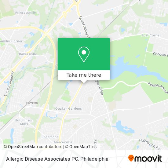 Allergic Disease Associates PC map