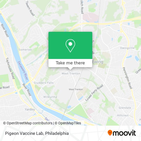 Pigeon Vaccine Lab map