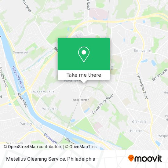 Mapa de Metellus Cleaning Service