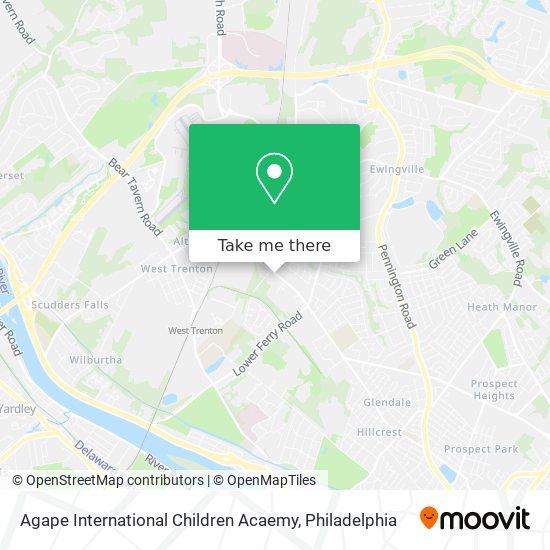 Agape International Children Acaemy map