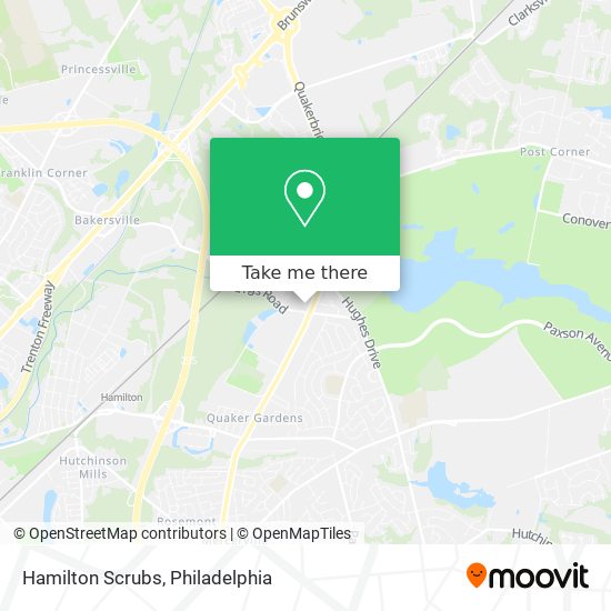 Hamilton Scrubs map