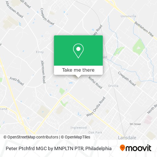 Mapa de Peter Ptchfrd MGC by MNPLTN PTR