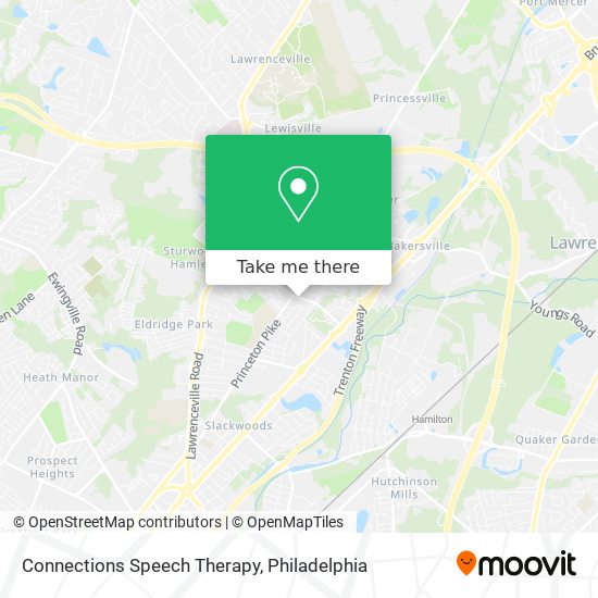 Mapa de Connections Speech Therapy