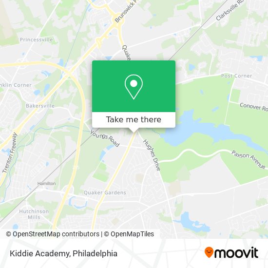 Kiddie Academy map