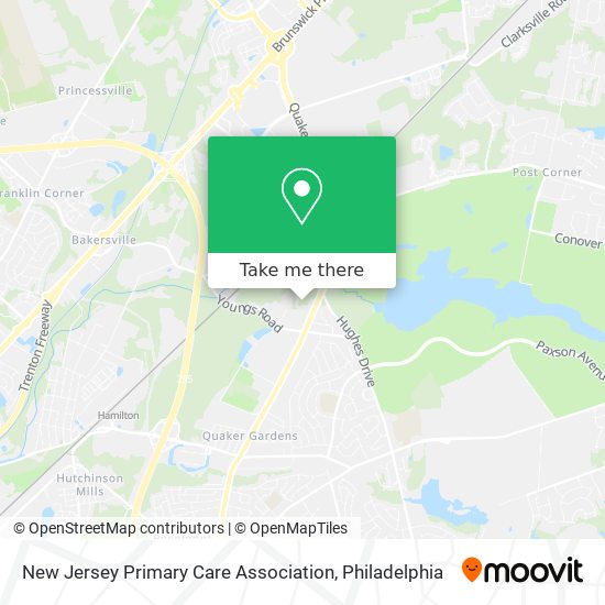 Mapa de New Jersey Primary Care Association