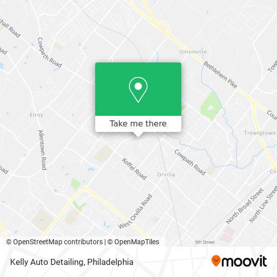 Kelly Auto Detailing map