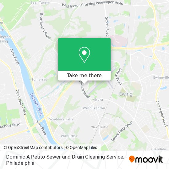Dominic A Petito Sewer and Drain Cleaning Service map