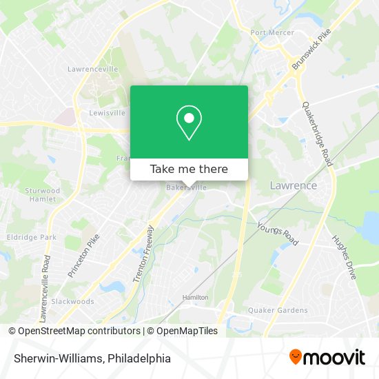 Sherwin-Williams map