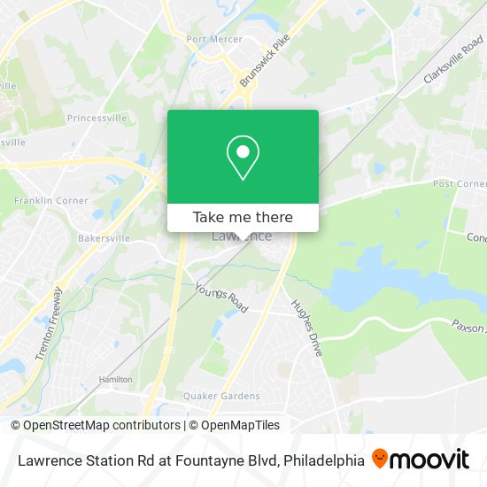 Mapa de Lawrence Station Rd at Fountayne Blvd