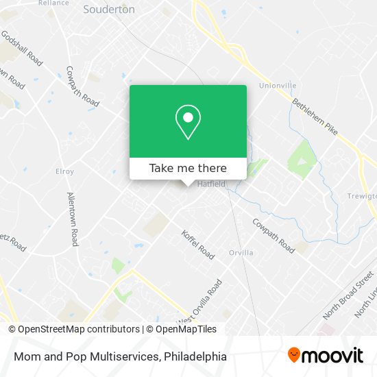 Mapa de Mom and Pop Multiservices