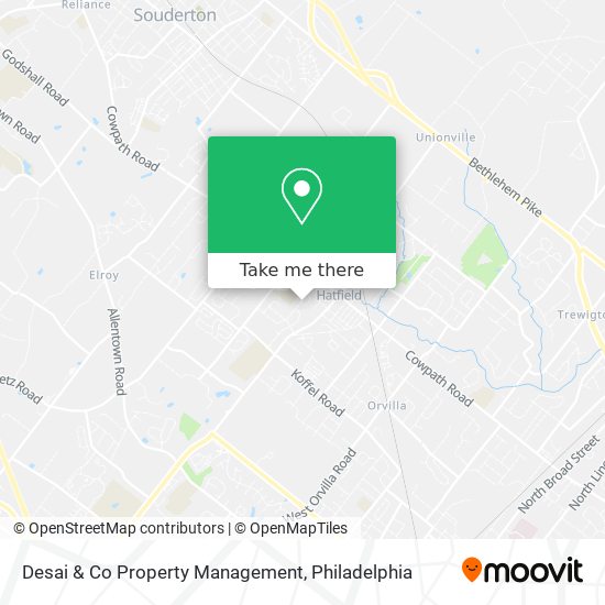 Mapa de Desai & Co Property Management
