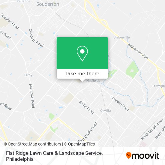 Mapa de Flat Ridge Lawn Care & Landscape Service