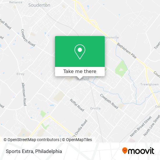 Sports Extra map