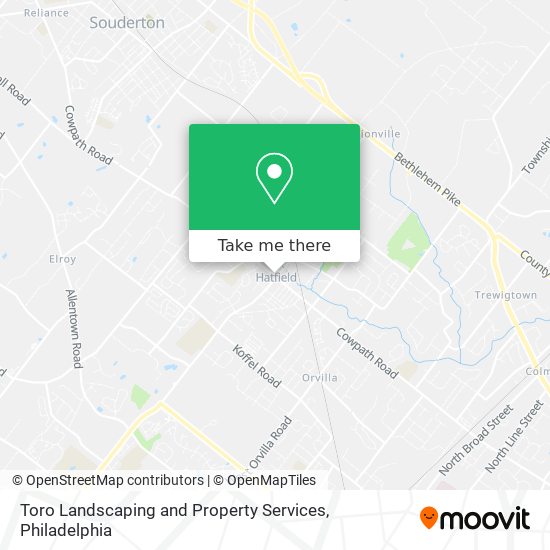 Toro Landscaping and Property Services map