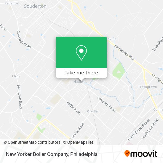 Mapa de New Yorker Boiler Company