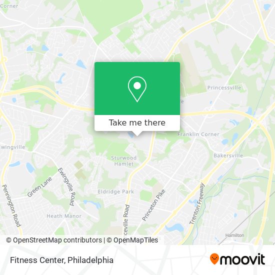 Fitness Center map