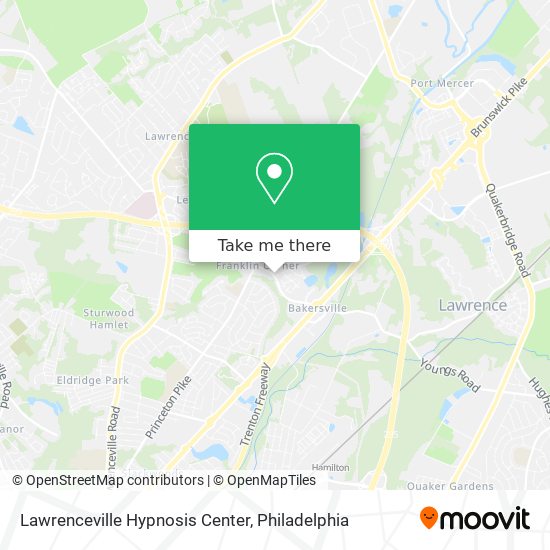 Lawrenceville Hypnosis Center map