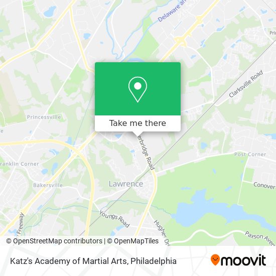 Katz's Academy of Martial Arts map