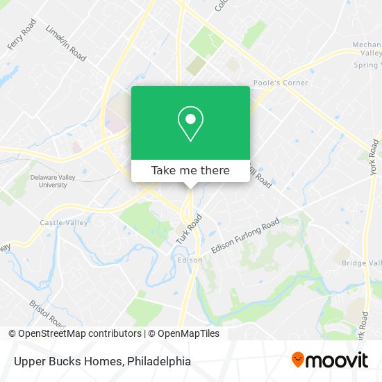 Upper Bucks Homes map