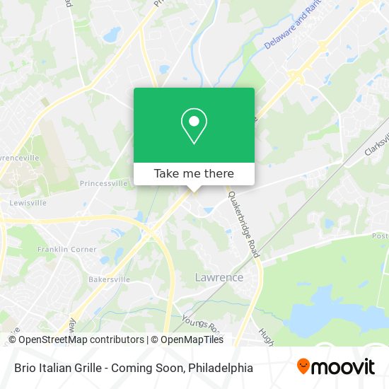 Brio Italian Grille - Coming Soon map