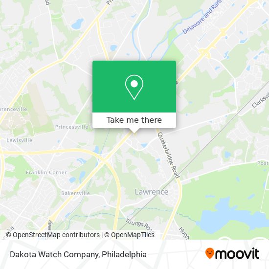 Mapa de Dakota Watch Company