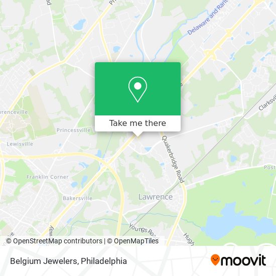 Belgium Jewelers map