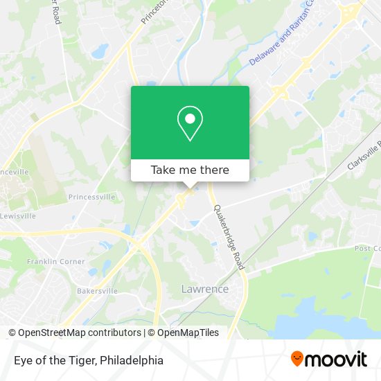 Eye of the Tiger map