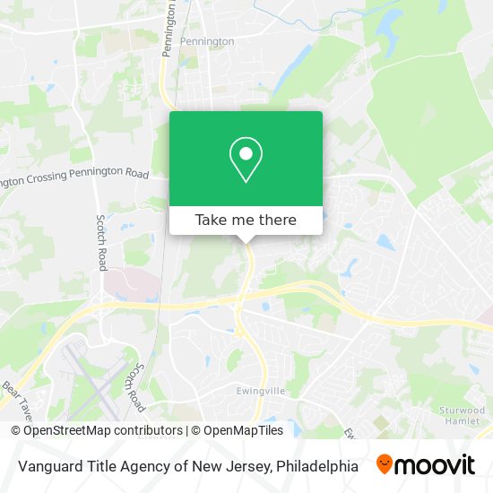 Vanguard Title Agency of New Jersey map