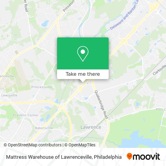 Mapa de Mattress Warehouse of Lawrenceville