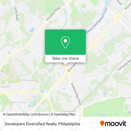 Developers Diversified Realty map