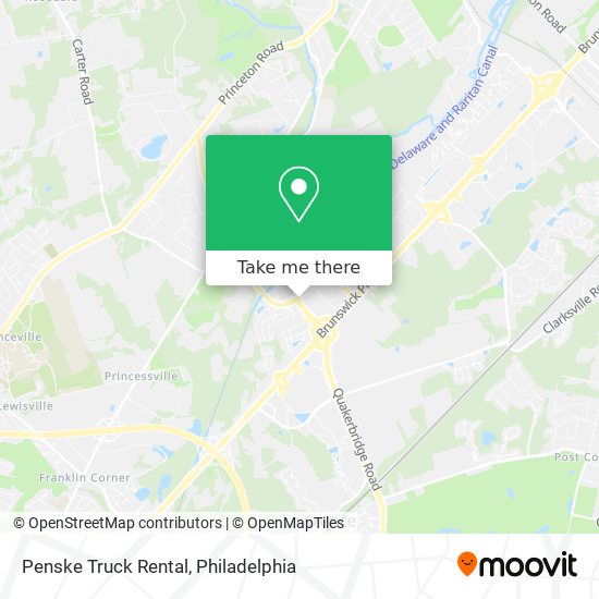 Penske Truck Rental map