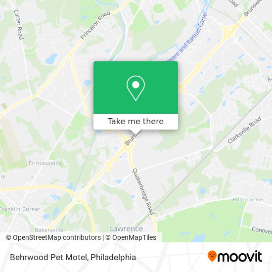 Mapa de Behrwood Pet Motel