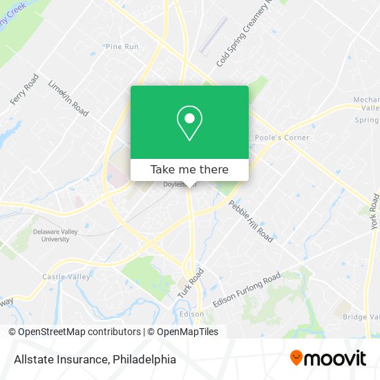 Allstate Insurance map